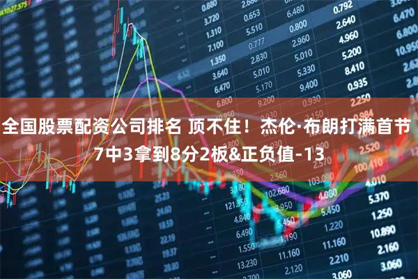 全国股票配资公司排名 顶不住！杰伦·布朗打满首节 7中3拿到8分2板&正负值-13